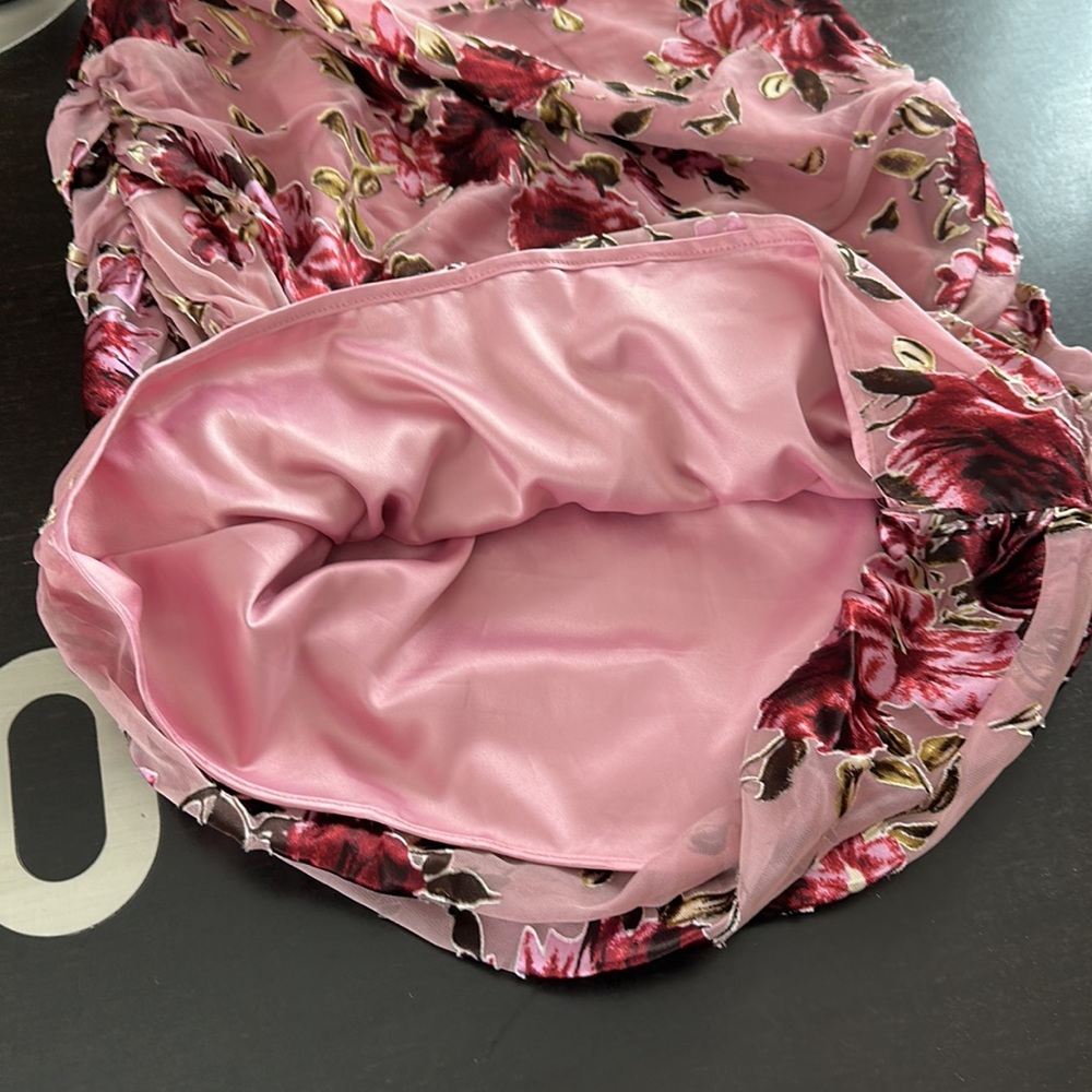 LPA Revolve Roses Ruched Skirt - Picture 6 of 6